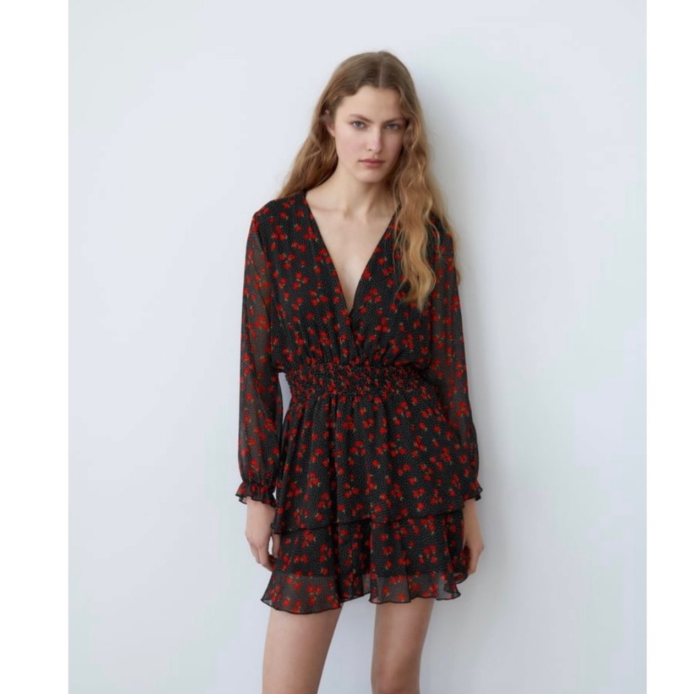Zara FLORAL PRINT DRESS